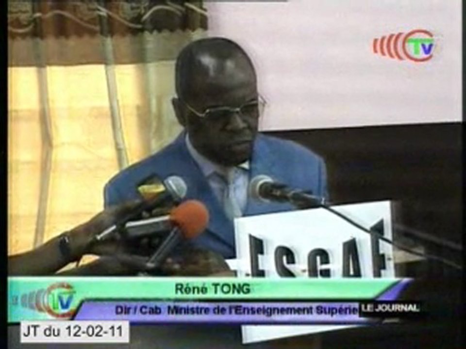 Remise des certificats aux étudiants de l'ESGAE