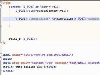 WebDefense Tuto n°1 - failles XSS - P3 - La Solution