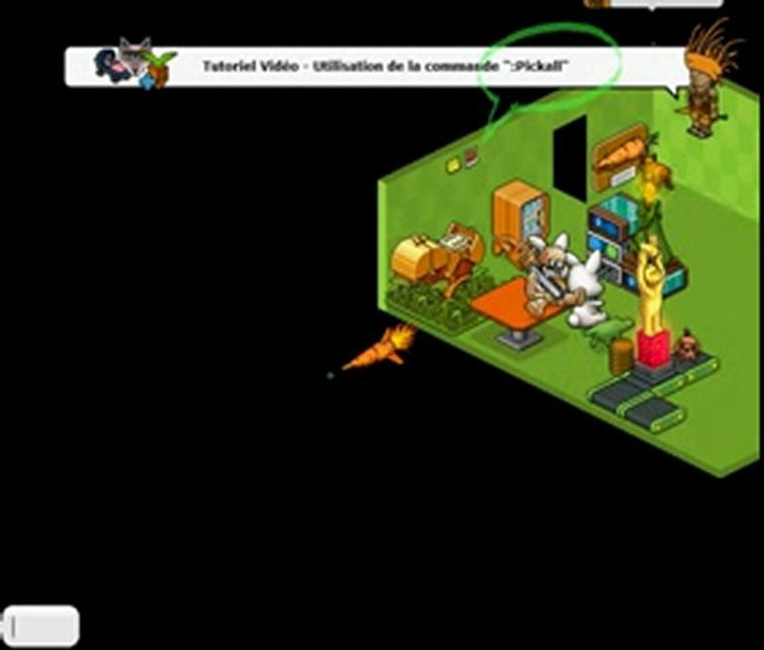 [Habbo Hotel] Tutoriel - Utilisation de la commande Pickall