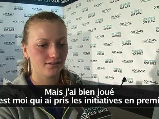 Petra Kvitova inscrit son nom au palmarès de l'Open GDF SUEZ