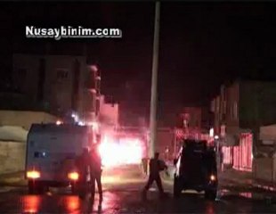 Nusaybin'de izinsiz gösteri