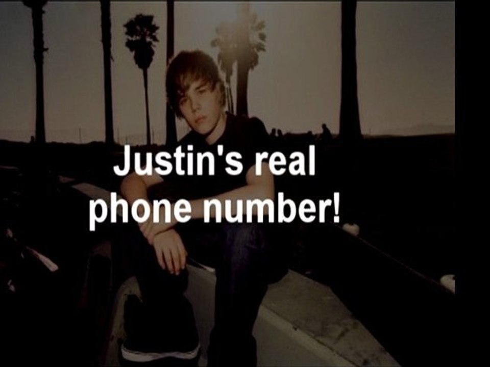 Justin Bieber's real phone number! (cracked)