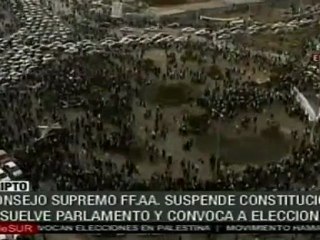 Download Video: Fuerzas armadas suspenden constitución y disuelven parlamento en Egipto