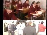 Adem Tatlı önden giden Atlı Türk Okulları