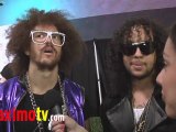 LMFAO Interview at The Black Eyed Peas Peapod 2011