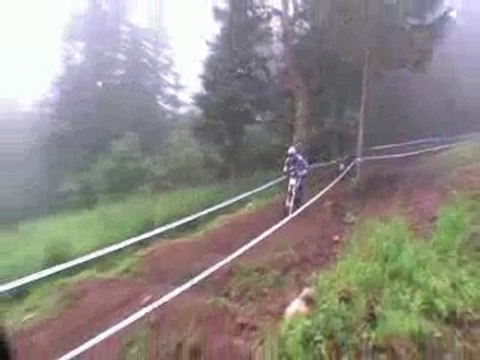2009 World Cup UCI Downhill Mountain Bike Mont Sainte Anne Part 5 The Fog