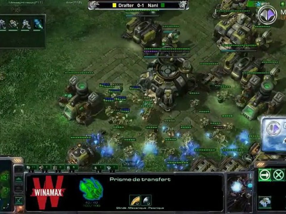 Match SC2 : Naniwa (P) vs drafter (T)