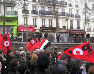 Manifestation de soutien au peuple Egyptien