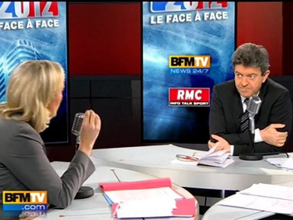Le Pen à Mélenchon : "Vous êtes la Yvette Horner de la politique !"