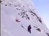 Extreme Mountain Ski Accident