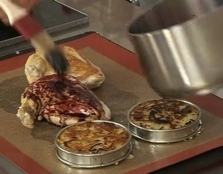 Supreme de volaille au beaujolais