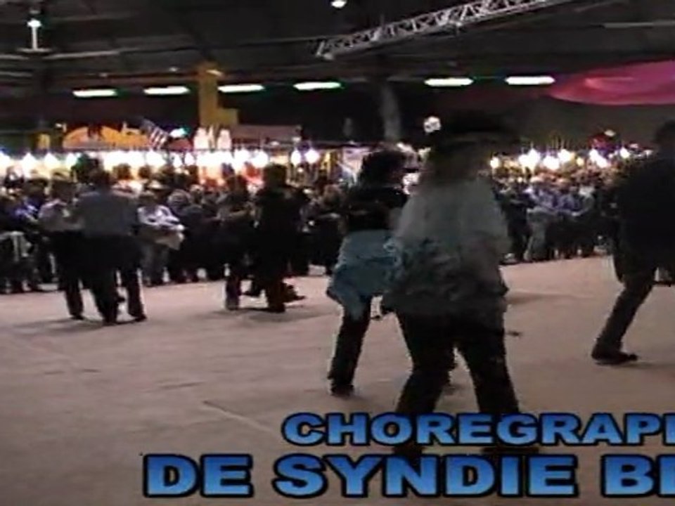 SYNDIE  CHOREGRAPHE  AU SALON COUNTRY DE CERGY PONTOISE