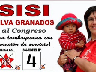 SISI SILVA GRANADOS AL CONGRESO POR LAMBAYEQUE 2011