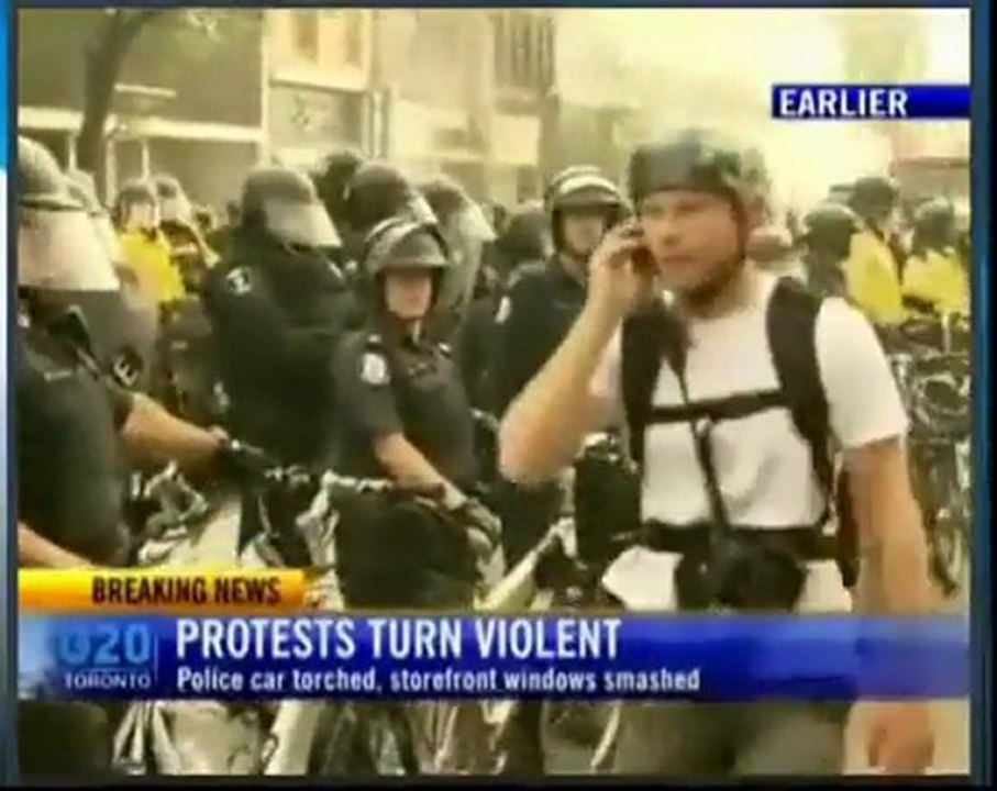 Riots beim G20 Gipfel in Toronto