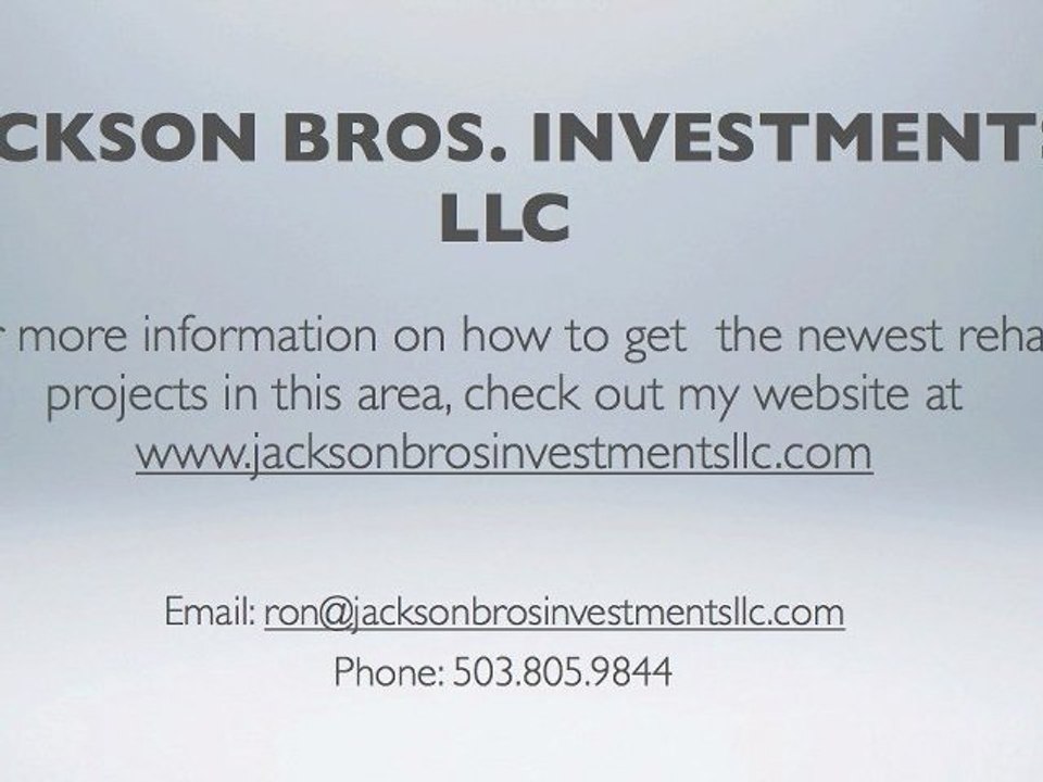 Find rehab projects in Portland Oregon