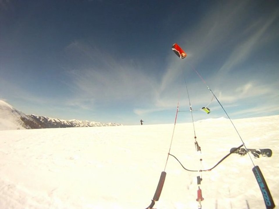 Découverte Snowkite à Roubion