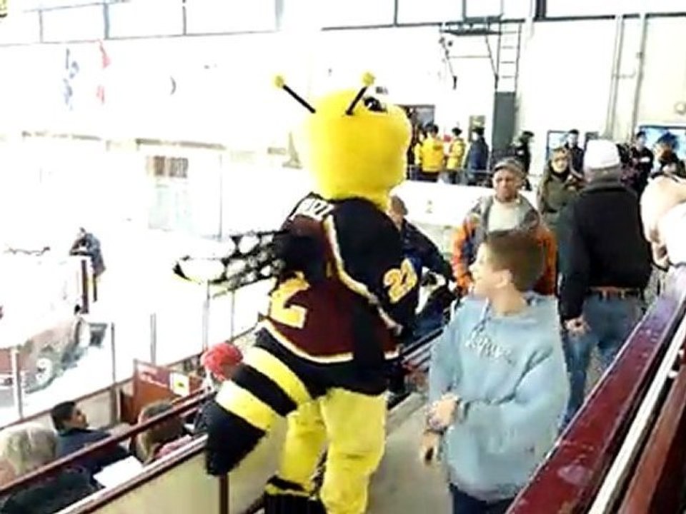 hockey mascotte Montréal Concordia vs McGill 16.02.11.MTS