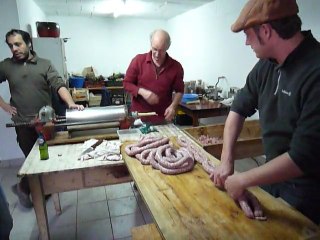 Tressage de saucisses