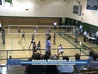 AMANDA WASCOVICH #16 NORDONIA VOLLEYBALL