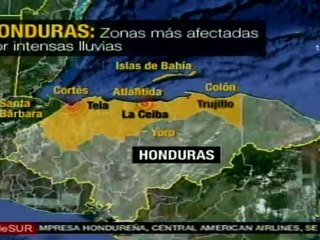 Honduras sigue bajo intensas lluvias y frente frío
