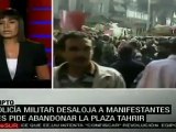 Policía de Egipto exige a los manifestantes que abandonen la plaza Tahrir