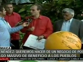 Cable submarino de fibra óptica llegó a Jamaica