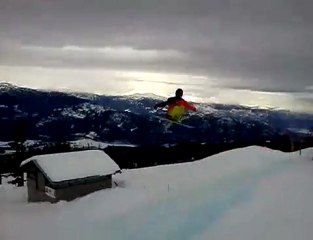 Chris Turpin goes huge on the new 75' step over!