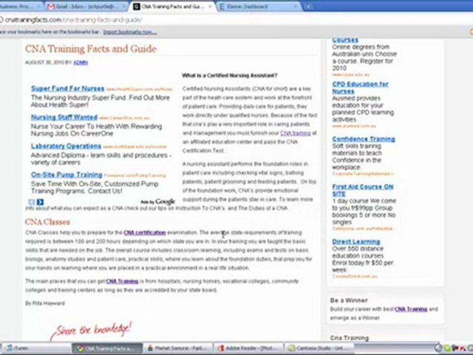Important Info on CNA Certification