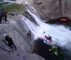 Crazy whitewater kayaker beatdown