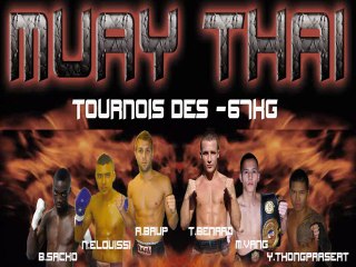 Muay Thai Tournois A 4 des -67kg Samedi 16 Avril 2011