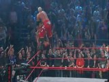 Scott Steiner almost kills himself doing the Frankensteiner