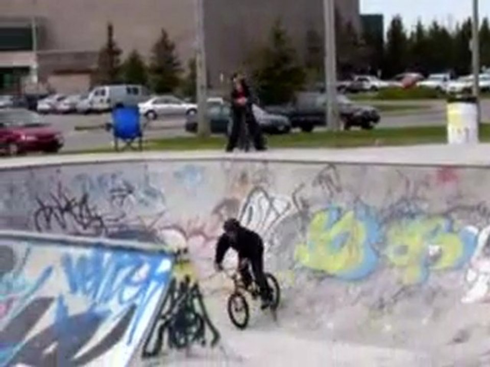 BMX skateboard park
