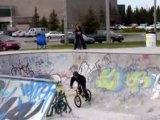 BMX skateboard park
