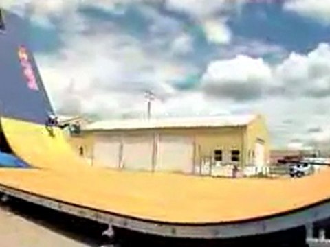 HUGE ramp/halfpipe for Kevin Robinson's BMX jump