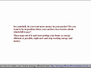 Energy Efficiency Save You Money