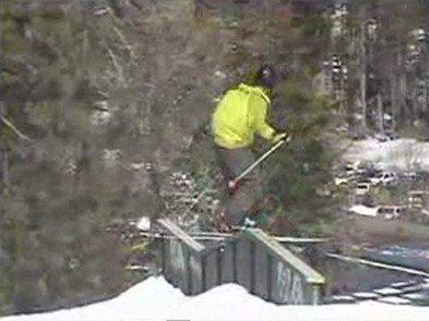 Drop 5 Park Skiing Clip