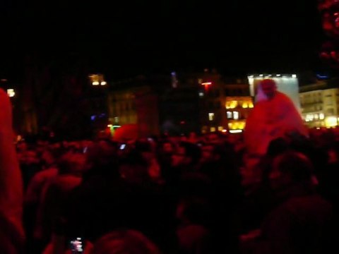 Fête des Lumières , Lyon 8 Décembre 2010, Place Bellecour