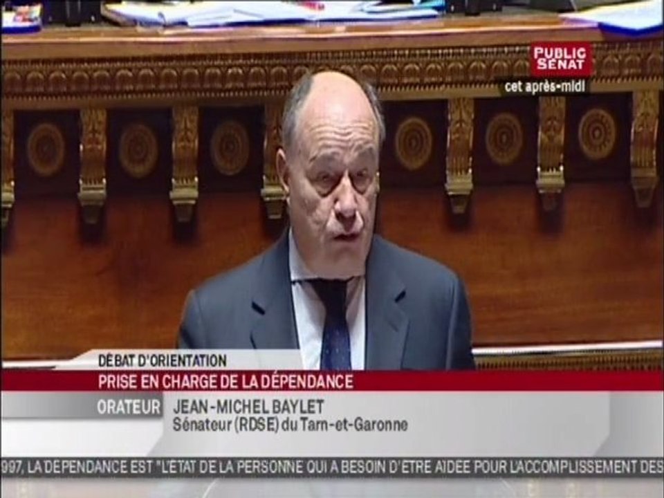 Dépendance : Jean-Michel Baylet intervient au Sénat