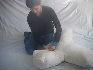 Curvy Backrest Pillow Cover