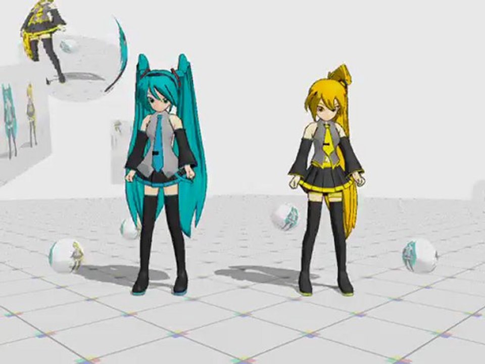 Hatsune Miku & Neru Akita - Clover Club [HD]