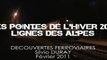 73. LES POINTES DE L'HIVER 2011 LIGNES DES ALPES