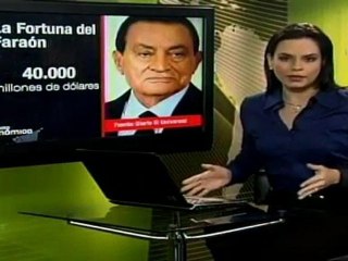 Fortuna de Mubarak asciende a más de 40mil mdd