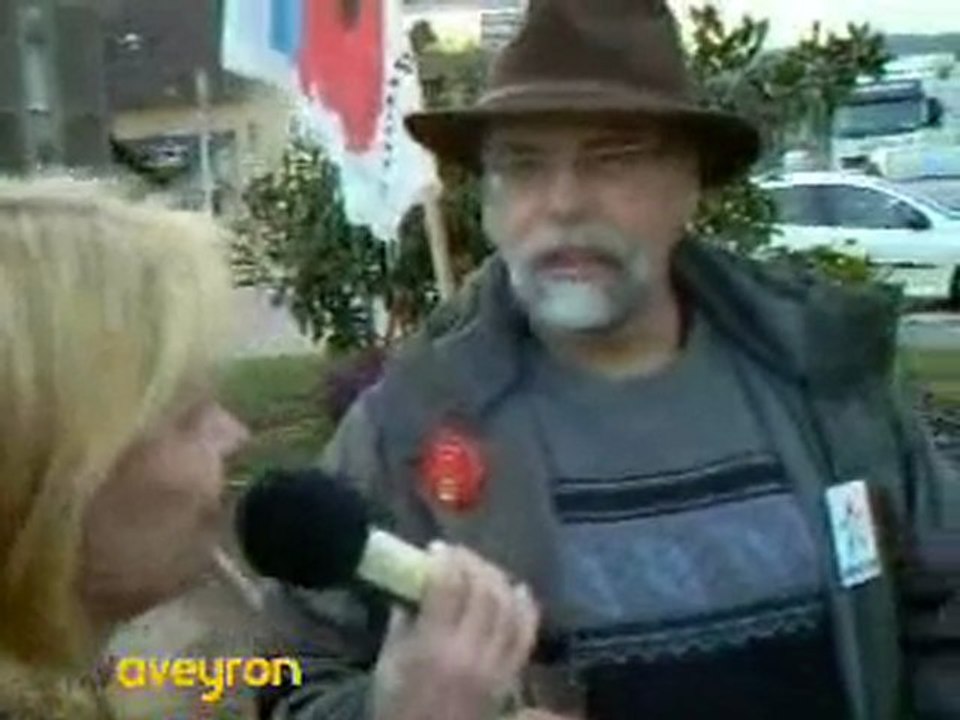 TV Aveyron - Rassemblement de Decazeville le 15/02/2011