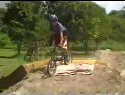 bmx massive jumps wid dam jump