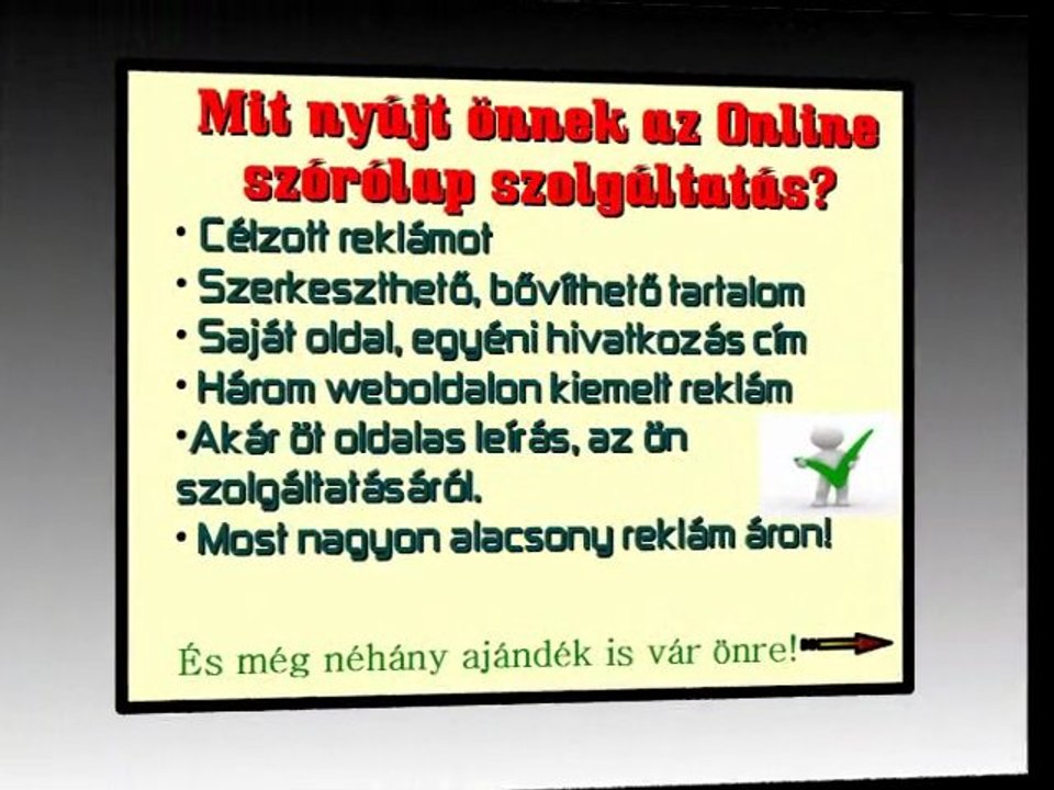Online szórólap!