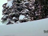 Skiing Chest Deep Pow in Jackson Hole
