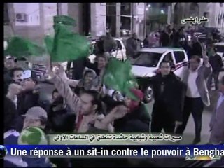 Libye: manifestation contre le pouvoir, défilé des pro-régime