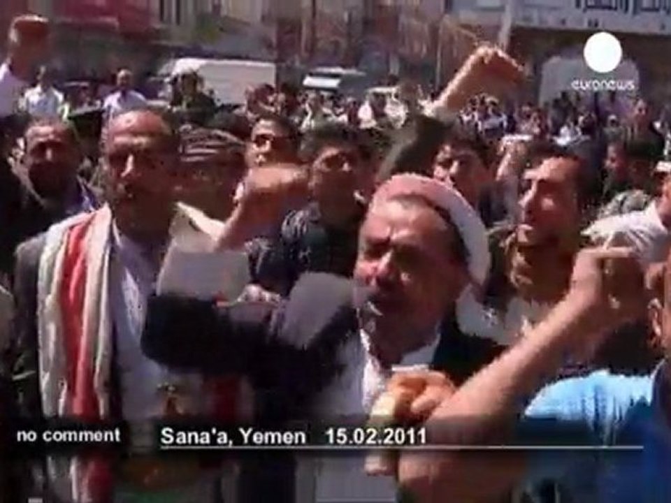 Anti-government demonstrations across Yemen - no comment