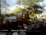 Protesters clash with police in Tehran - no comment