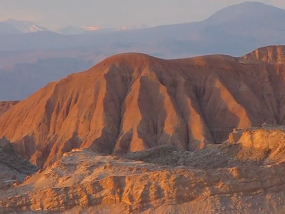 La vallée de la Lune dans le désert d'Atacama